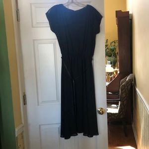 Ursula of Switzerland Cocktail Dress With Satin Ties at Waist